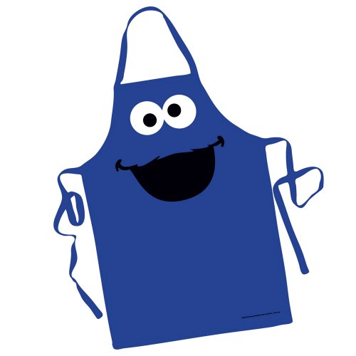 ICUP Sesame Street Cookie Monster Big Face Apron