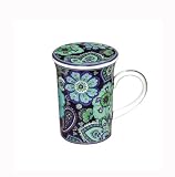 Vera Bradley Blue Rhapsody CVD Covered Tea Coffee Mug