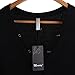 Moxeay V-Neck One Piece Bodysuit Long Sleeve Bodycon Rompers X-Large Black