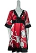 Red Stunning Japanese Kimono Style Dress