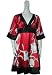 Red Stunning Japanese Kimono Style Dress