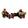 160-Piece Frontier Logs Building Set in Canister