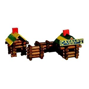 160-Piece Frontier Logs Building Set in Canister by 