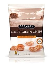 Sesmark Multigrain Chips Hickory Cheddar, 2.75-Ounce Bags (Pack of 12)