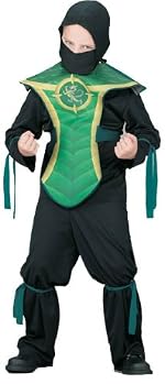 Child's Jackie Chan Green Dragon Costume Medium 8-10