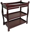 Badger Basket Cherry Sleigh Style Baby Changing Table