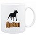 Mug White " Staffordshire Bull Terrier ... ARRRRR!!! " Dogs