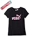 PUMA Big Girls' Tee with Head Band, Black, X-Large (16)