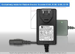 Razor Electric Scooter Battery Charger (For the e100/e125/e150)