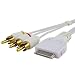 Apple iPod 3rd, 4th Generation, Mini, Photo, U2, Video, Nano, iphone and ipod touch (firmware < 2.2.1) RCA AV (Video & Audio) Cable with iPod Plug