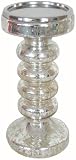 Candle Holder Bubble 11 Inch X 5 Inch Silver