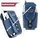 BOA Leather Case for Lg Chocolate Kg800 Vx8500 Vx5200 (Blue)