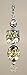 Trace Ellements Colorful Glass Confetti Art Beads with White Waves Ceiling Fan Pull Chain