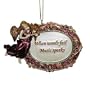 "When Words Fail Music Speaks" Angel Christmas Ornament #W7056