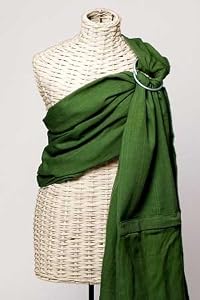 Maya Wrap Lightly Padded Sling, Medium, Olive Green