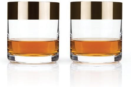 Irving: Bronze Rim Tumbler Set 8oz (Set of 2)