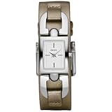 DKNY Womens NY4938 Gold Leather Quartz Watch with White Dial