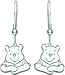 14K White Gold Disney Winnie the Pooh Dangle title=