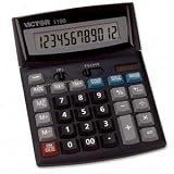 VICTOR TECHNOLOGIES 1190 Compact Desktop Calculator, 12 Digit LCD 414VczNZk0L. SL160 VICTOR TECHNOLOGIES 1190 Compact Desktop Calculator, 12 Digit LCD