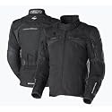 Scorpion Shock XDR Mens Cordura/Leather Motorcycle Jacket - 2009 Model - Black/MD
