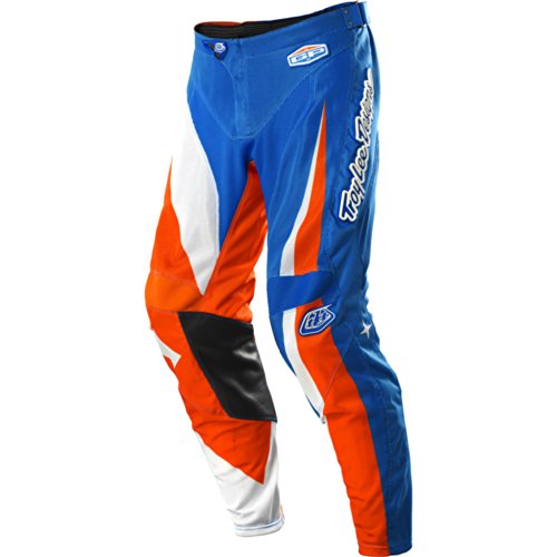Troy Lee Designs GP Air Vega Men's Dirt Bike Motorcycle Pants - Blue/Orange / Size 28