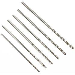 6 HSS Twist Drill Bits Jewelers Drilling Rotary Tools