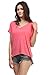 SASSY APPAREL Women's Basic Wear V-Neck Soft and Comfy T-Shirt Tops