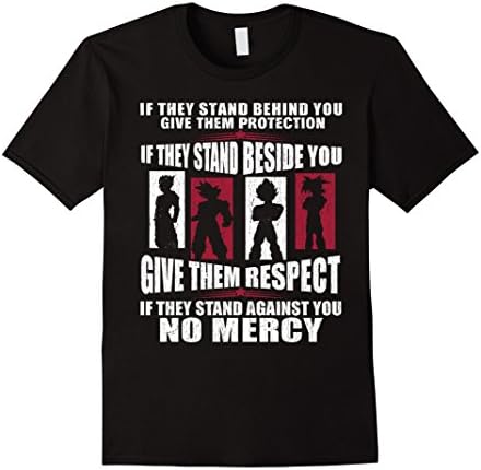 Men's NO MERCY - DRAGON BALLS VER Medium Black