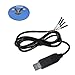 HQRP PL2303 USB to RS232 TTL Serial Auto Converter Cable Cord plus HQRP Coaster