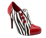 ZEBRA THREE BUTTON BOOTIE