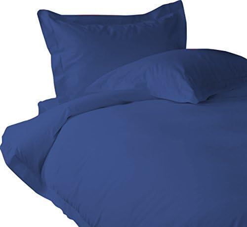 Classic Hotel Quality 1PC Duvet Cover 2000 Thread Count Twin 100% Brushed Microfiber Navy Blue Solid by BN3 Linens