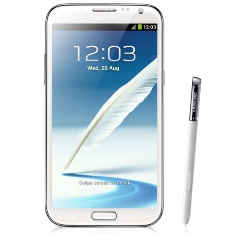 Samsung Galaxy Note II N7105 White 4G/LTE Factory Unlocked International Version LTE/4G BANDS 800 / 900 / 1800 / 2600 by Samsung from New Generation Products
