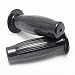Generic 1Pair Custom Motorcycle Handlebars Stripe Hand Grips Adjustable Rubber Black RS.395.00