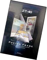 Movie Poster Frame 27"x40" Solid Backing, Black Quality and Value