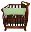 RAIL COVER - SHORT SAGE FLEECE - CRIB RAIL COVERS