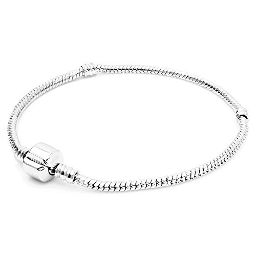 ... Charm Bracelets Starter Master with Clasps (20. 7.5â€³- 18K White Gold
