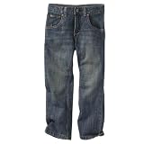 Boys' Wrangler® Medium Wash Slim Straight Leg Jeans by Wrangler