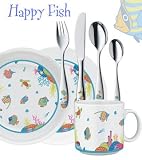 Auerhahn HAPPY FISH 7-tlg. Kinderset / Kinderbesteck