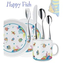 Auerhahn HAPPY FISH 7-tlg. Kinderset / Kinderbesteck