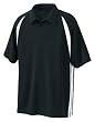 Men's Polyester Pique Shaped Raglan Color Block Knit Top