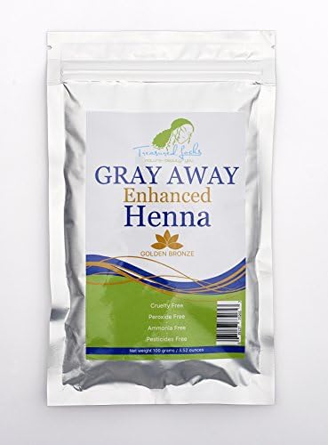 Treasured Locks Gray Away Enhanced Henna- Golden Bronze