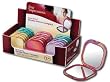 Case of 18 Jewel Tone Double 2X Mirror Compacts in Assorted Colors