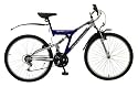 Barracuda Tremor 21-speed Full-Suspension Cycle Blue/Silver 14" Frame (Ages 8-11 years)