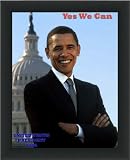 Barack Obama Picture Frame 11x14 Black Frame