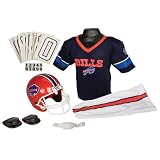Buffalo Bills Youth NFL Deluxe Helmet and Uniform Set (Medium)