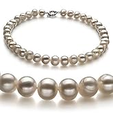 White Freshwater 10-11mm Pearl Necklace, 18"