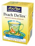Yogi Tea - Peach Detox Cleansing Tonic, 16 bags