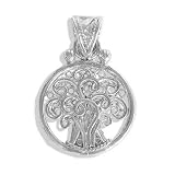 Sterling Silver Filigree Tree of Life Pendant by Sajen