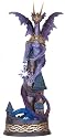 Dragon w/ Lighting LED Crystal Ball Collectible Figurine Statue Model