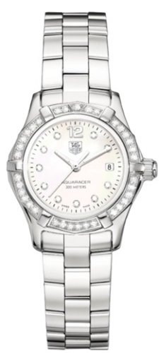 TAG Heuer Women s WAF1416.BA0813 Aquaracer Diamond Accented Quartz Watch